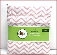 Circo PINK  CHEVRON  Sheet Set - 225 tc Cotto...