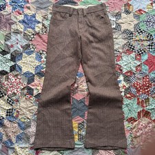 Vintage 1970s Flared Trousers 32 X 32