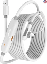 Maxonar VR Charging Link Cable 16FT (Next-Gen Chip) Compatible with Meta Quest