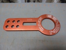 Genuine Benen Red Aluminum Front Tow Hook Only Serial 2429 Genuine Benen Red Aluminum Front Tow Hook Only Serial 2429
