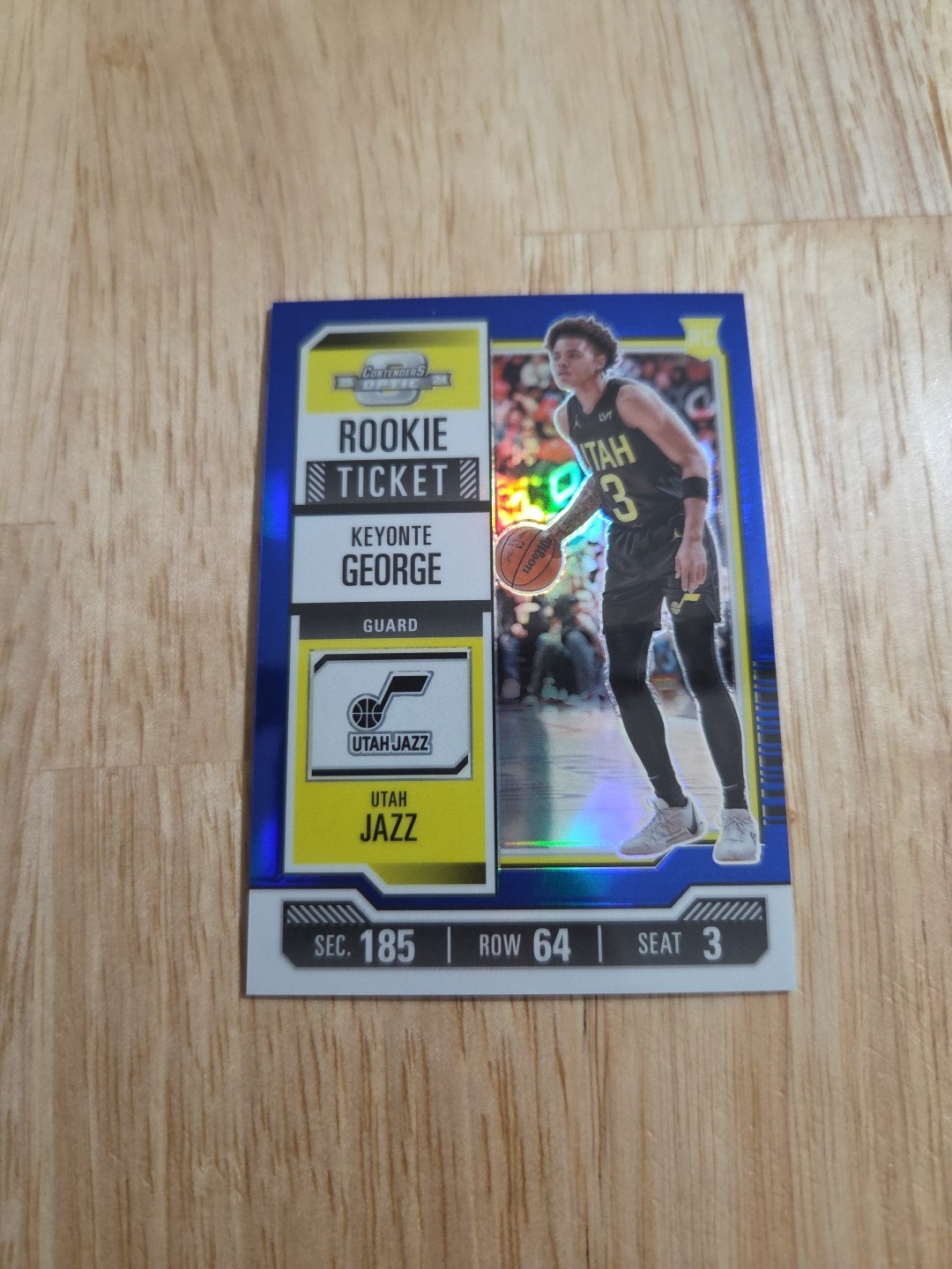 2023-24 Contenders Optic KEYONTE GEORGE Blue /99 #5 Rookie Ticket Rookie Jazz SP