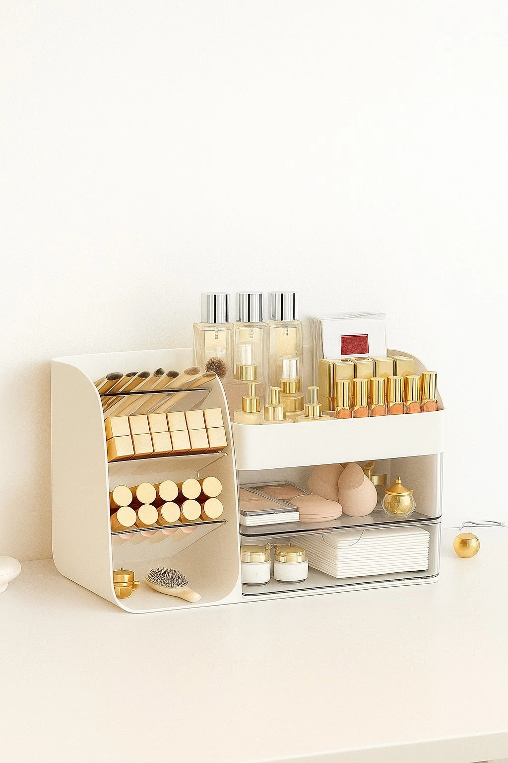 Makeup Organizer with Drawers Large Capacity Countertop Organizer for Vanity
