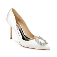 Women's Badgley Mischka Cher Evening Pumps White