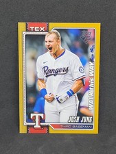 2026 Topps Celebration Josh Jung WALK THIS WAY GOLD SSP Rangers SN: 16/50