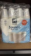 Member's Mark 3oz Disposable Bath Cups 600ct Paper Cups Made in USA New