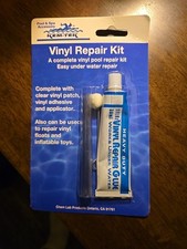 Vinyl Repair Kit for Patching Pools, Waterbeds, Air Mattresses, Vinyl Blow-Ups