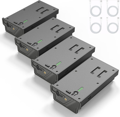 4 pack For Tactacam Reveal Battery 6000mAh Compatible X Ultra/Pro 3.0/X Gen 2.0