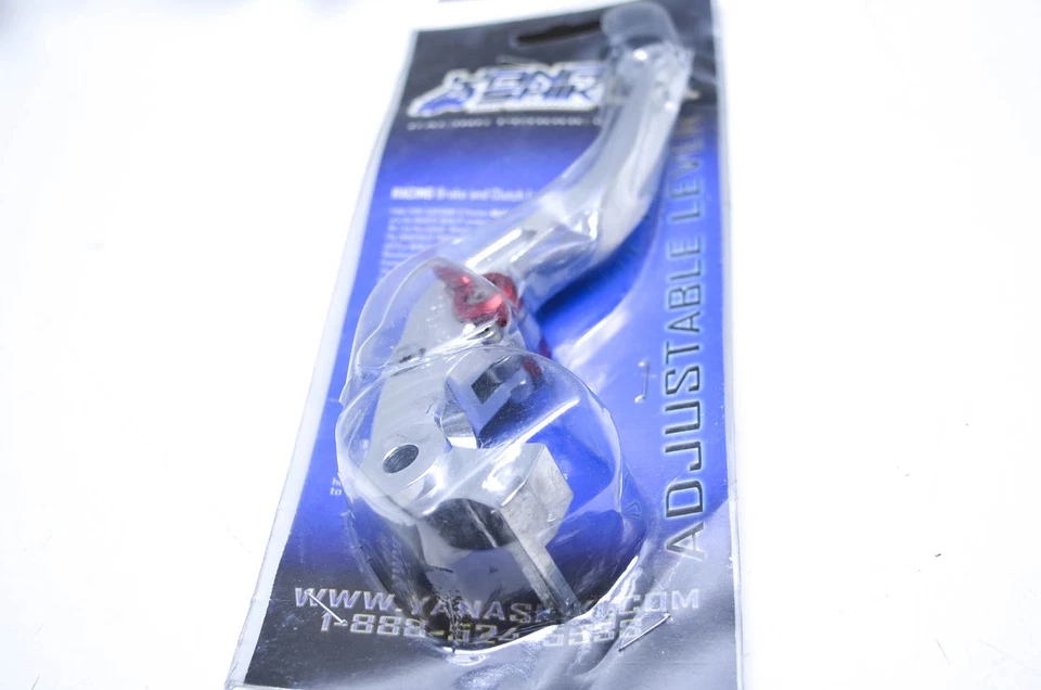 Yana Shiki TXRS-A21, 65-2342 Kawasaki Yamaha Silver Short Adjustable Brake Lever - Image 2 of 3