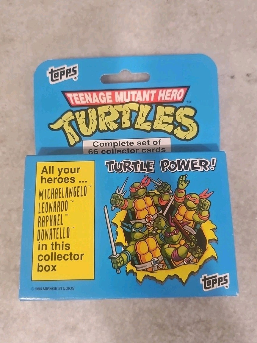 1990 Topps Teenage Mutant Ninja Turtles 66 Card Complete Set