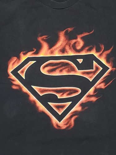 Camiseta Superman (L) Símbolo Llama De Colección DC Comics Warner Brothers Llama 2001 - Imagen 2 de 11
