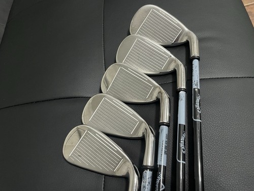 Set of 5 Callaway Diablo Edge Iron 5, 7, 8, 9 PW Graphite R Flex Left-Handed - Picture 8 of 14