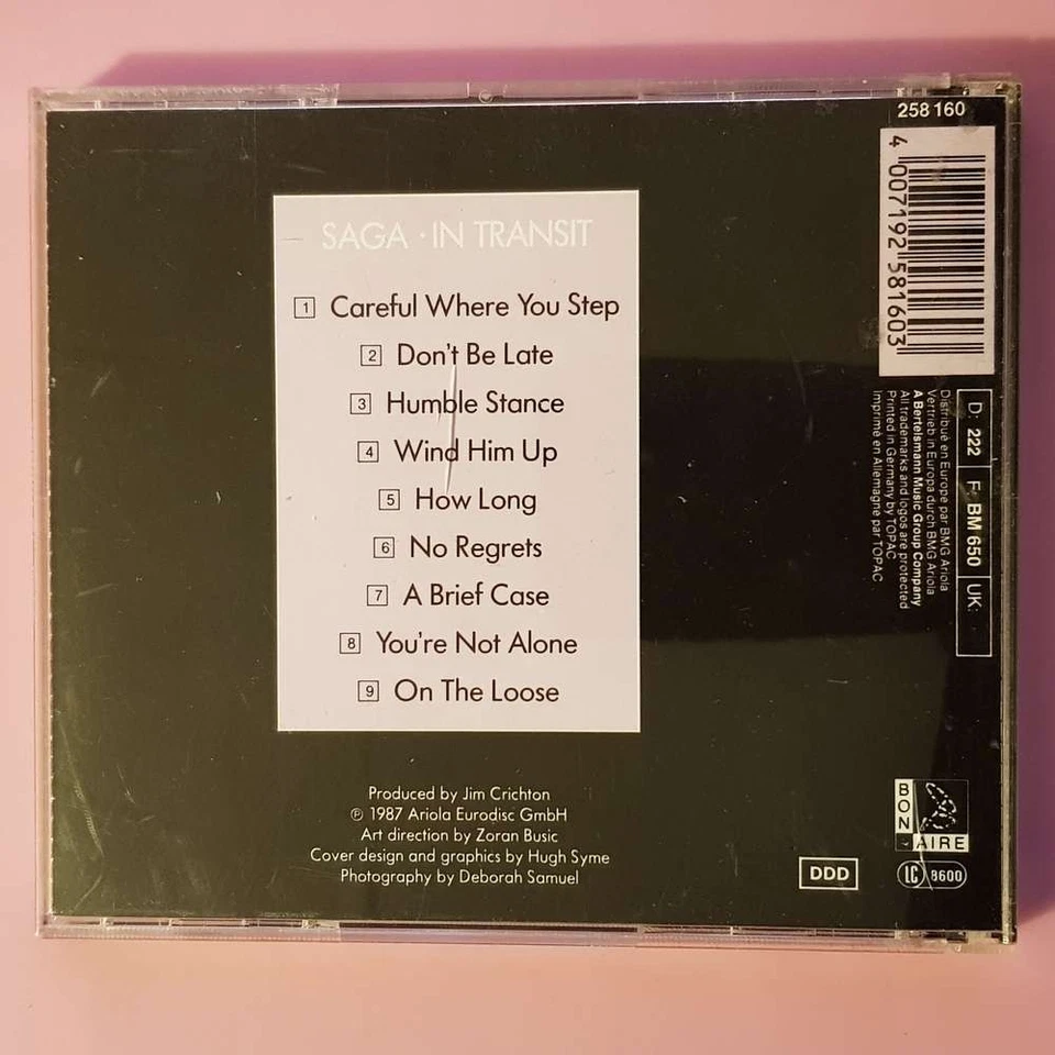 SAGA In Transit  EX/EX (CD) - Bild 4 von 4