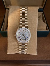 Rolex Day-Date 36 gelbgold 18038 mit Diamante...