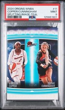 2024 Origins WNBA Sophie Cunningham Splitting Image Teal /49 PSA 9 Mint Low Pop