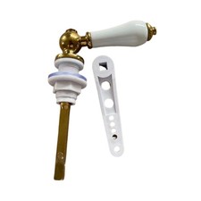 Metal Ceramic Toilet Flush Handle Replacement Accessories Simple Assembly