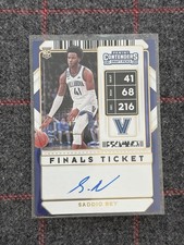 2020 Panini Contenders Draft Picks #78 Saddiq Bey Finals Ticket #2/5