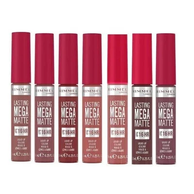 Rimmel London Lasting Mega Matte 16HR Liquid Lipstick - Choose Your Shade