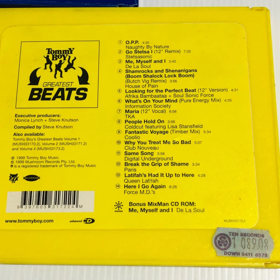 Tommy Boy Greatest Beats 1981-1996 CD Volume 1 2 3 - Image 4 of 4