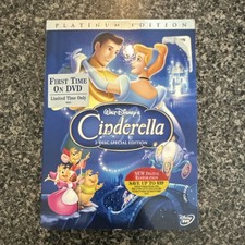 Disney Cinderella Platinum Edition 2-Disc Special Edition DVD w/ Slipcover
