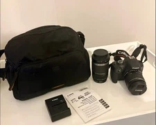 New- Unused -Canon EOS 1500D Camera Set. Comes with Two Lenses and Carry Bag.