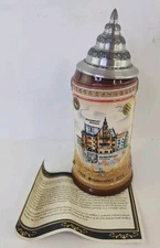King Werks German Beer Stein 1948 Schweinfurt 2014 Handmade Made In Germany #252