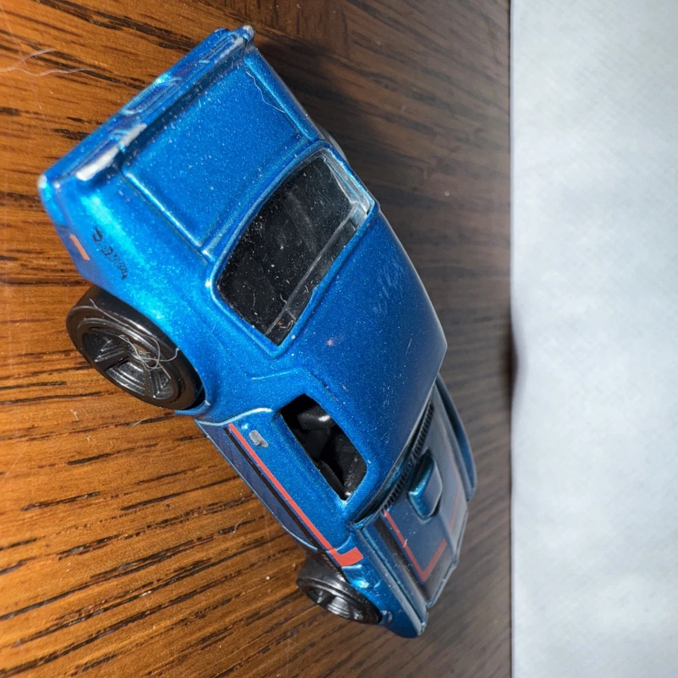 风火轮 Muscle Mania 1973 Pontiac Firebird Trans Am 蓝色压铸 — 第 3/4 张图片