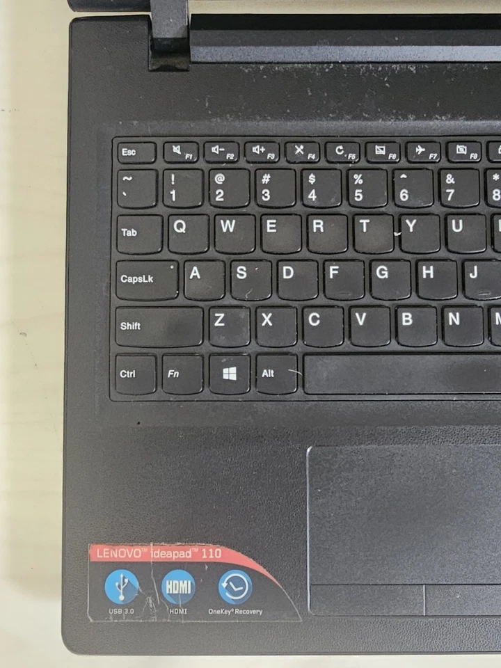 Lenovo IdeaPad 110-15ISK Laptop - i3-6100U - 8GB RAM - 250GB - Windows 10 - Read - Image 3 of 4