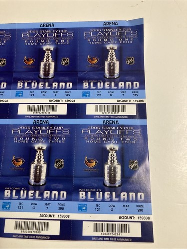 2006 NHL Stanley Cup Playoffs Tickets Atlanta Thrashers 16 Tix & Parking Passes - Picture 3 of 16
