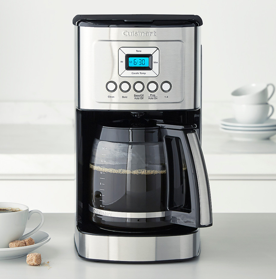 With Glass Carafe, 14-cup