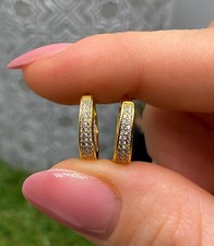 1Ct Round Lab Created Diamond Flower Stud Earrings 14K Rose Gold Plated Silver