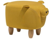 Verspielter Schweinchen-Hocker In Gelb Tierhocker FüR Kinder Piggy