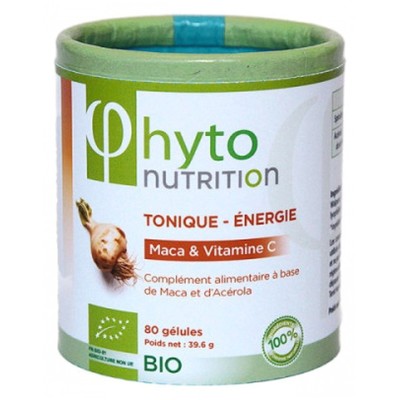 Flamant Vert Phyto Nutrition Bio Tonic & Energy 80 Kapseln ist ein Nahrungsergän