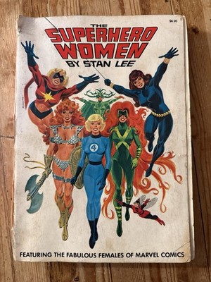 The Superhero Women Stan Lee 1977 Clean Pages Broken Binding Reading/Restoration