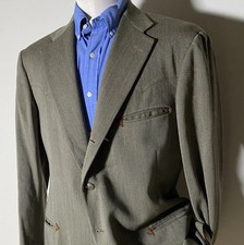 Vintage Rare 42R POLO Ralph Lauren Western Brown Blazer Jacket Spoart Coat FLAWS
