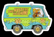 Scooby-Doo The Mystery Machine 3.5 In Classic Laminated Sticker Indoor/Outdoor