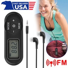 New Portable Mini FM Radio Pocket Radio Small Radio Transistor Walking Running