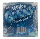 Ice Ice Gummy Squish Cube 3" Squeeze Sensory Toy Blue Ages 3+ PPNC Inc Viral Toy — photo 5