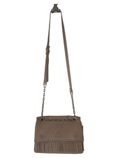 Parfois Borsa a Tracolla Beige Casual Frange Borchie