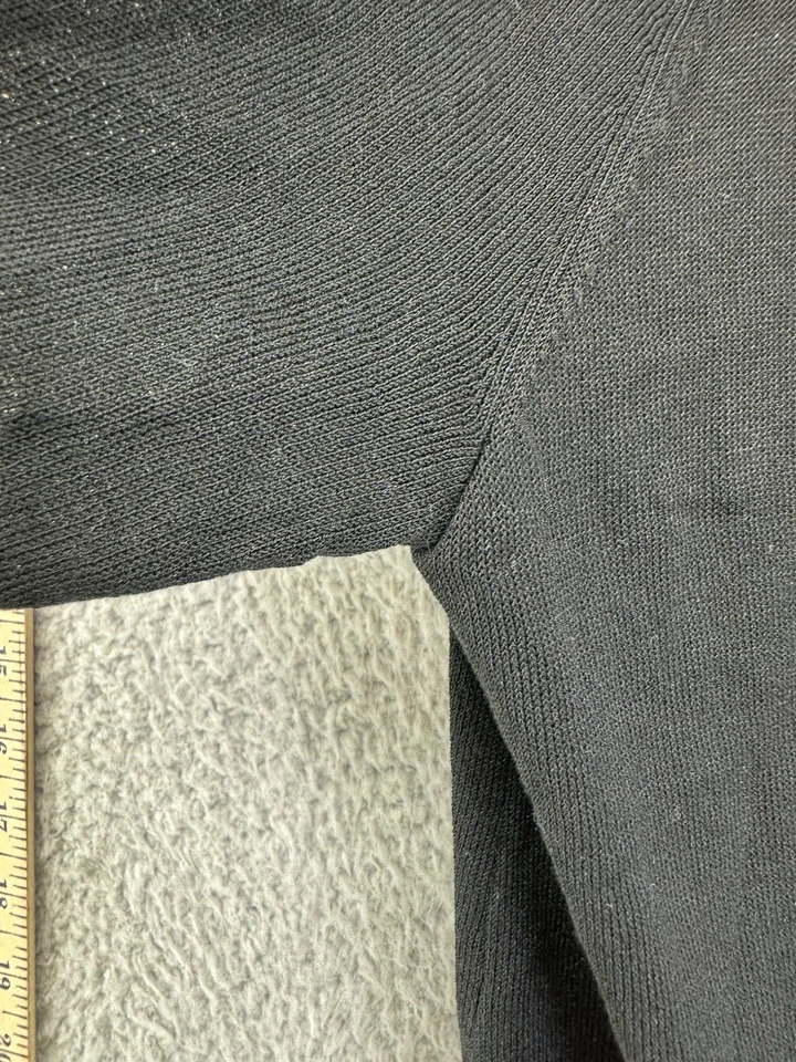 Eileen Fisher Black Slight Sheer Open Robe Women's Size XL POG - Image 4 of 4