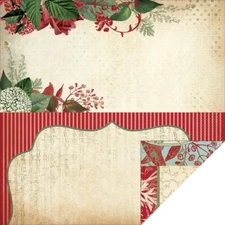 Just Believe -Glisten, Christmas DS Scrapbook Paper -  Kaisercraft P963