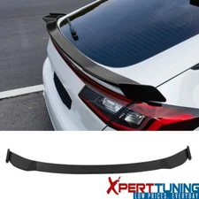 Fits 22-25 Civic 11th Gen Hatchback IKON Style Matte Black Trunk Spoiler ABS