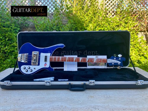 ♚UNDER THE BED♚2019 RICKENBACKER 4003 Stereo Bass ♚ MIDNIGHT BLUE !♚OHSC♚AMAZING - Picture 3 of 24