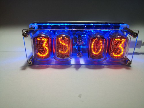 IN-12 Nixie Tube Clock Digital Desktop Clock USB Type-C Connection Type - Picture 10 of 21