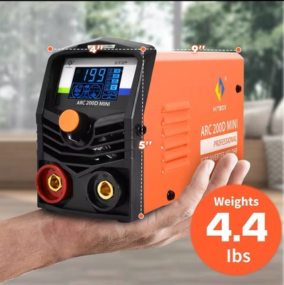 2 IN 1 MINI ARC Welder Lift TIG MMA Welding Machine +Tig Torch 110/220V HITBOX