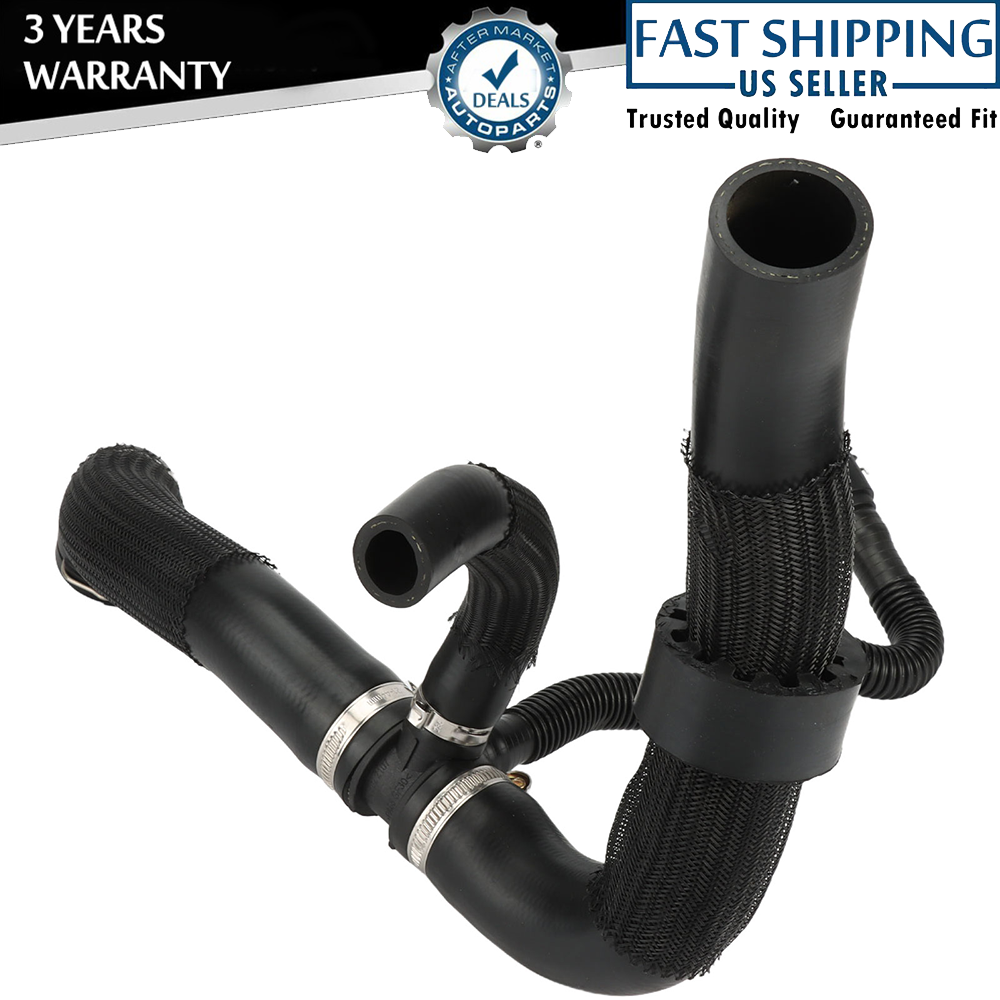 2017-2022 Jeep Compass 2.4L Black Lower Radiator Outlet Hose 68249896AC