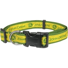 Pets First John Deere Adjustable Pet Collar Heavy Duty Dog Collar & Cat Collar