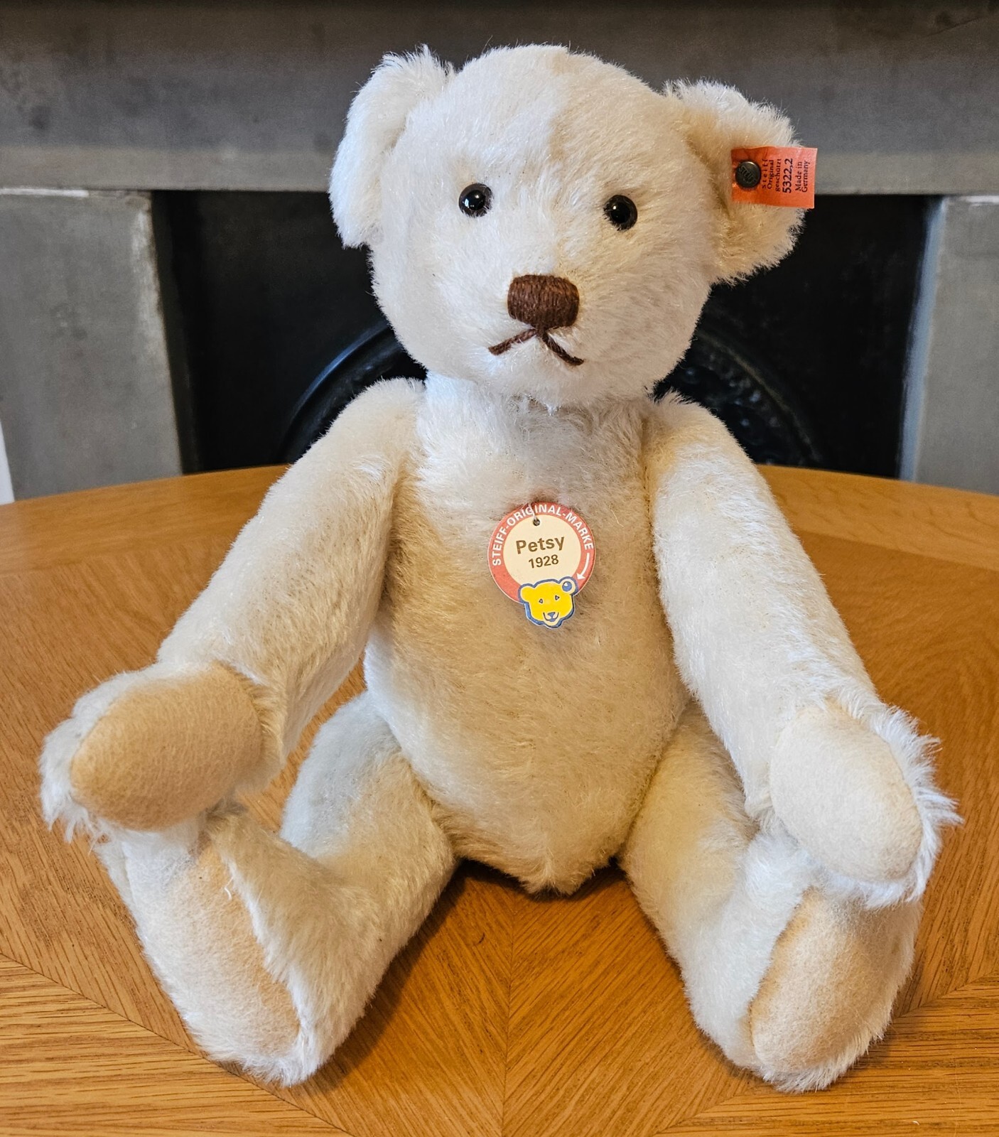 STEIFF 403415 TEDDY BEAR PETSY REPLICA 1928 32CM 2020 MOHAIR LIMITED EDITION