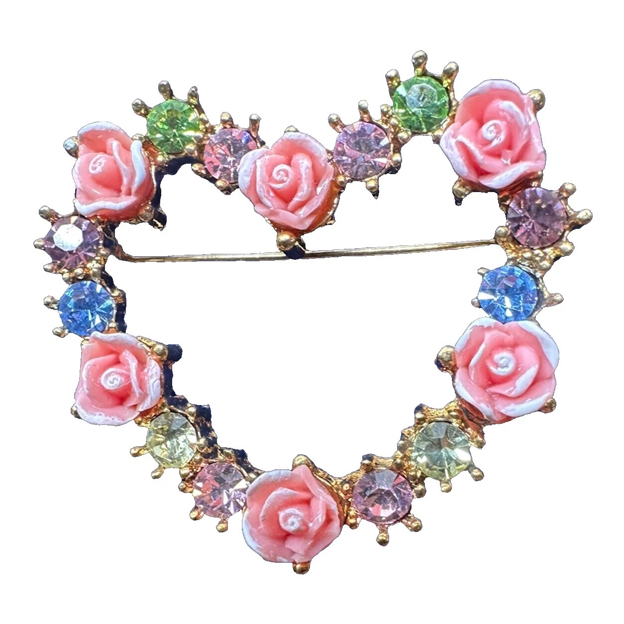 Broches e Pins de Moda de Cristal Avon