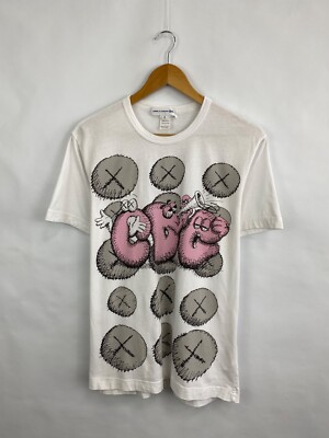 Comme Des Garcons Kaws T-Shirt Y2K Rare Retro Hype size M color