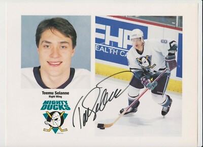 teemu selanne autograph